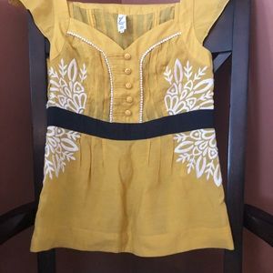 Anthropologie Floreat Blouse